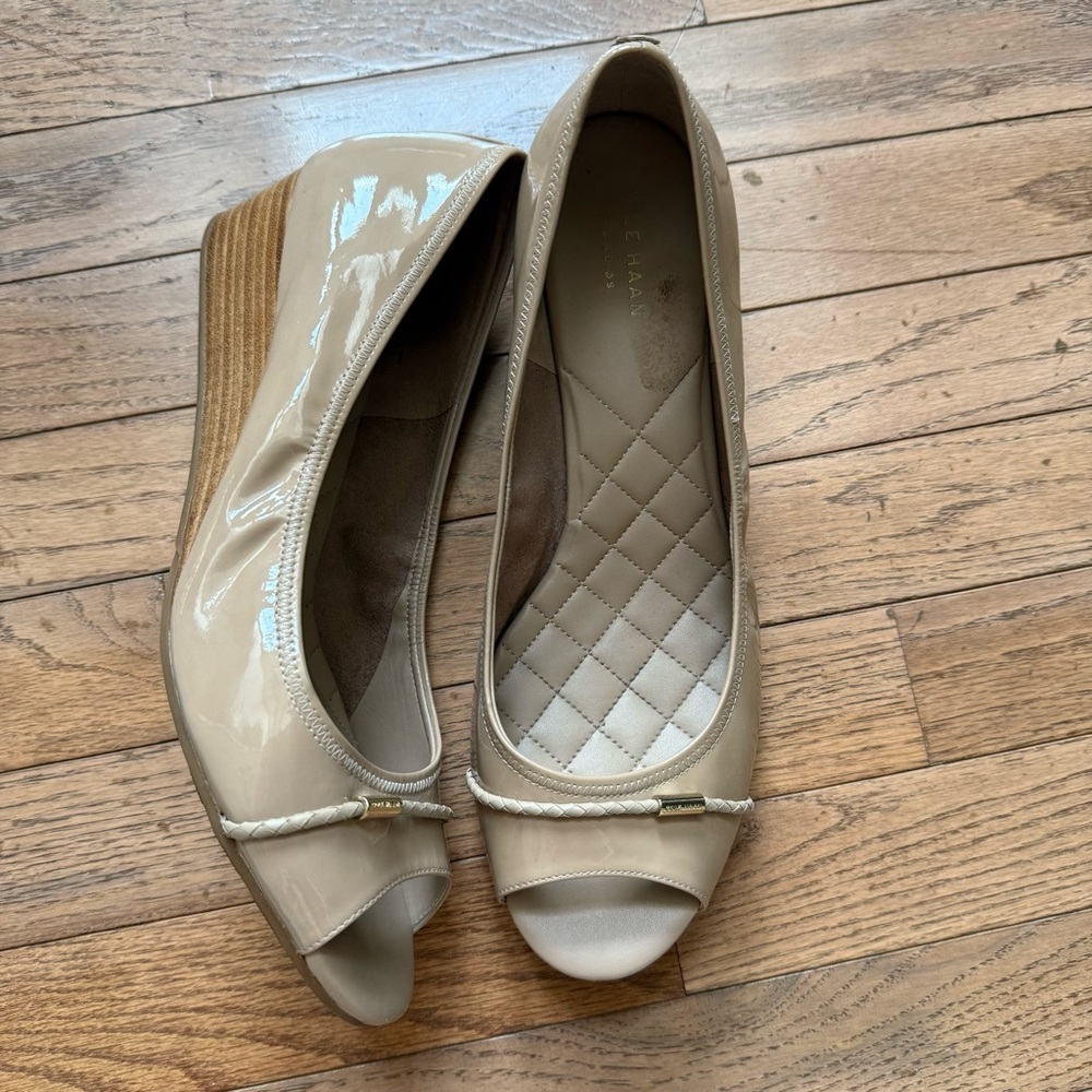 Cole Haan Grand OS Emory Wedge Open Toe Shoe